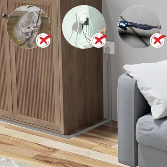 Esnek Kablo Kanalı Gri/GT-KK04