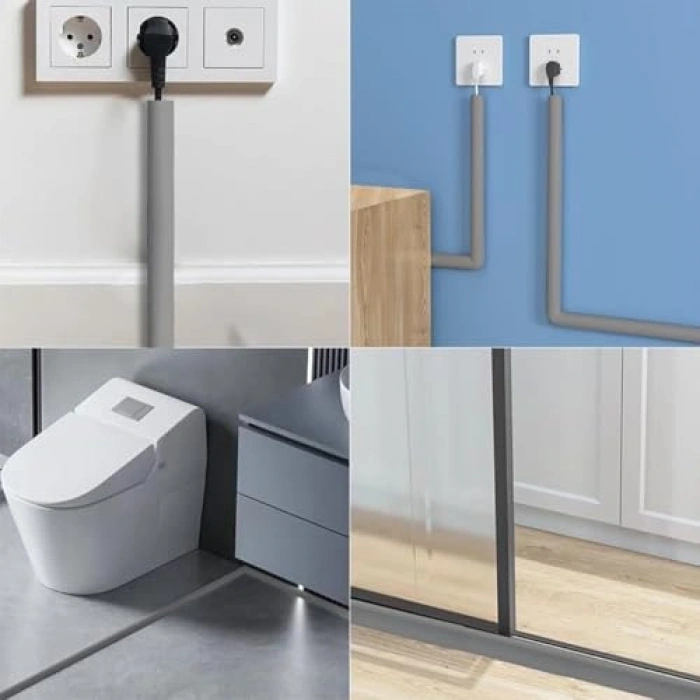 Esnek Kablo Kanalı Gri/GT-KK04