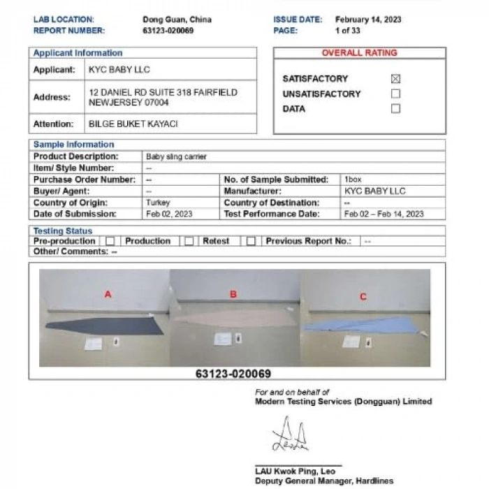 Esnek Pamuklu Bebek Sling Kanguru, Rahat Taşıma İçin İdeal