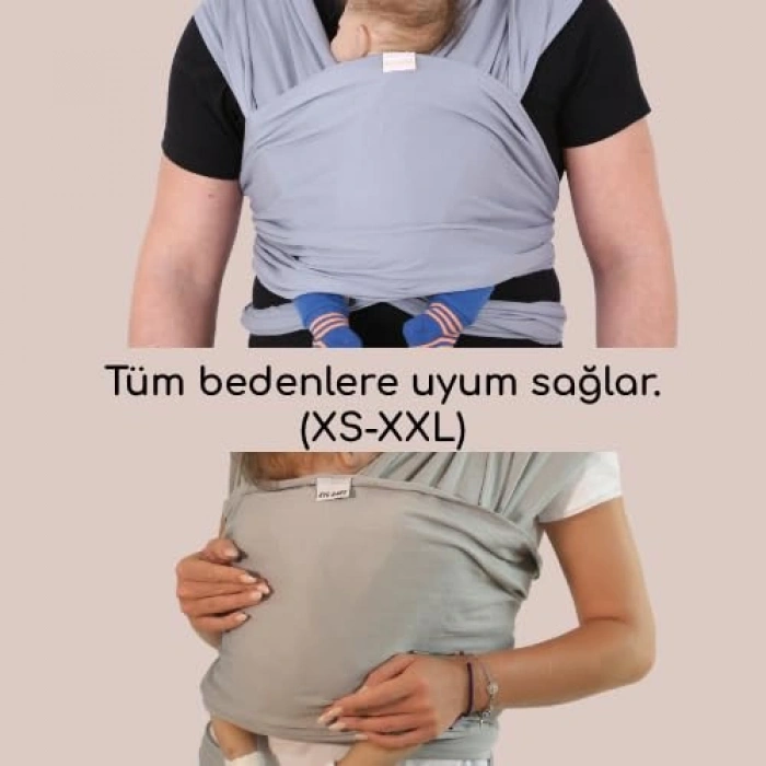 Esnek Pamuklu Bebek Sling Kanguru, Rahat Taşıma İçin İdeal