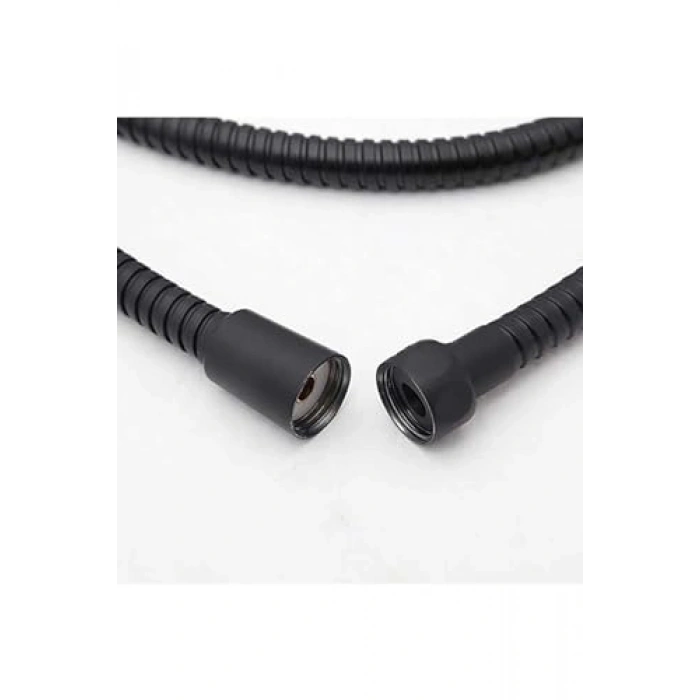 Esnek Siyah Banyo Hortumu, 150 cm