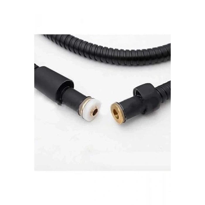 Esnek Siyah Banyo Hortumu, 150 cm