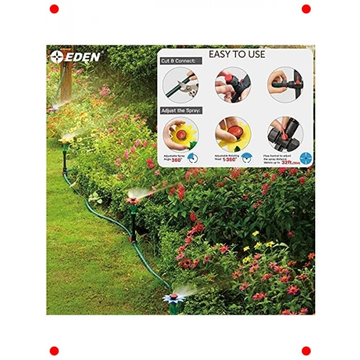 Esnek Tasarım Kendin Yap Yer Üstü Sulama Sistemi