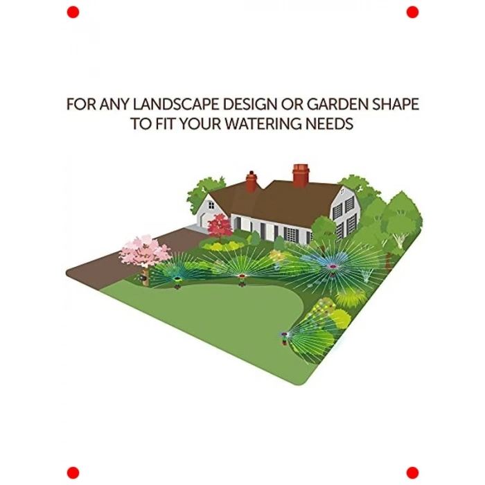Esnek Tasarım Kendin Yap Yer Üstü Sulama Sistemi