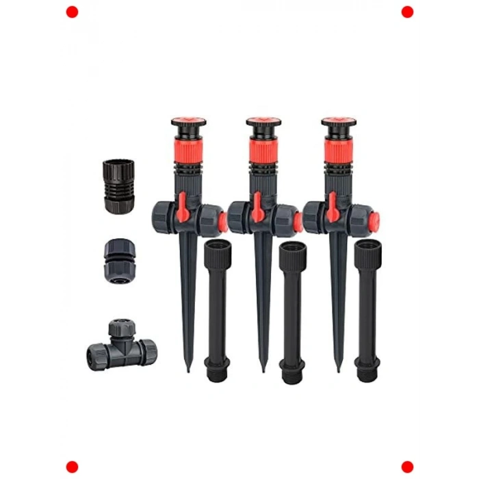 Esnek Tasarımlı 9 Parça Bahçe Fıskiye Seti