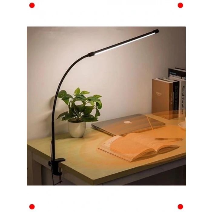 Esnek USB  Masa Lambası - Kısılabilir, Klipsli