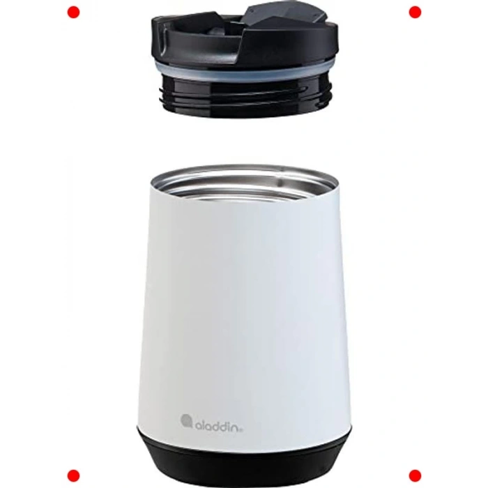 Espresso Termos Bardak, Saten Beyaz, 0.25 L