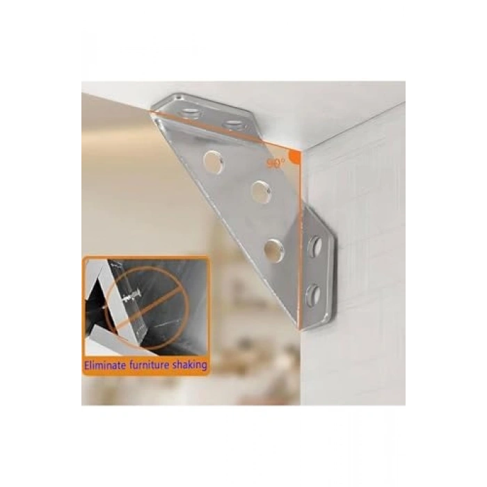 Eşya Dolap Köşe Bağlantı Aparatı, 8 Adet