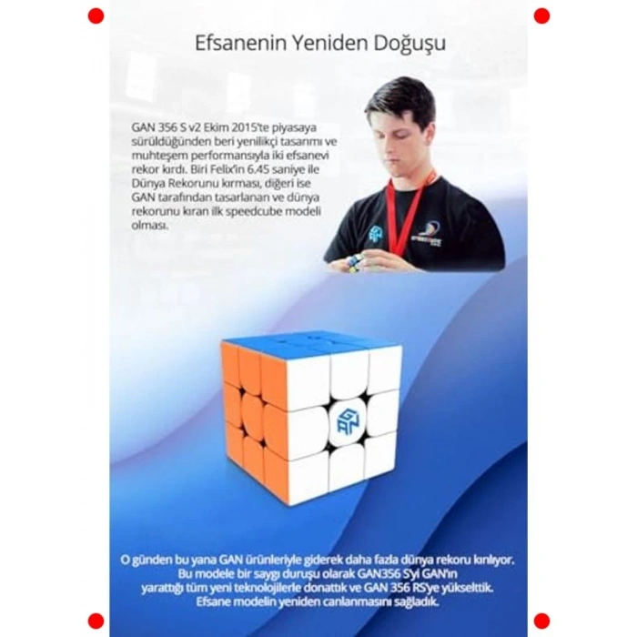 Etiketsiz 3x3 Hızlı Zeka Küpü