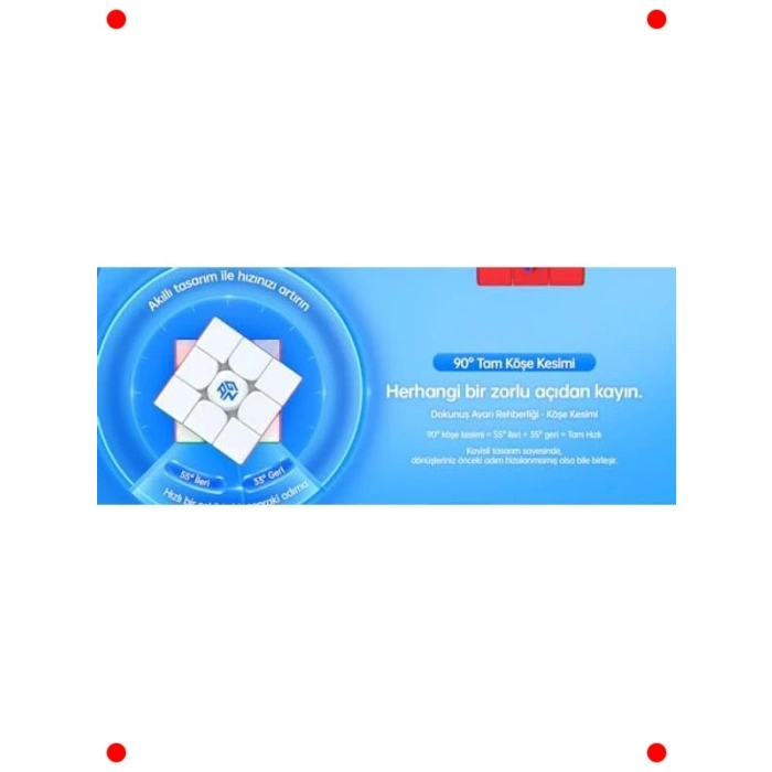 Etiketsiz Yüksek Performanslı Zeka Küpü 3x3