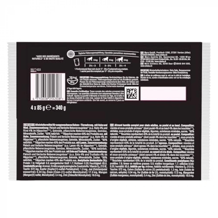 Etli Çeşitler, Yetişkin Kedi Yaş Maması, 340 g