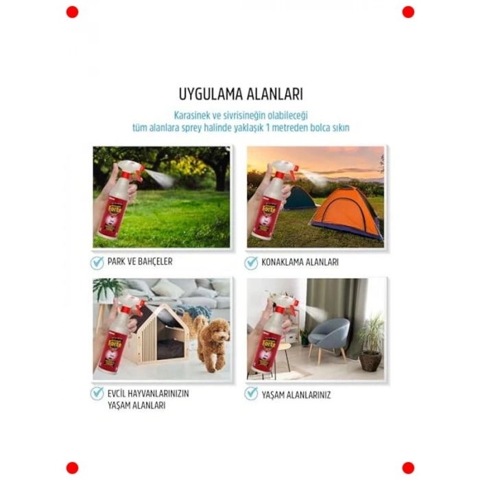 Ev ve Bahçe İçin Geniş Etkili Böcek İlacı - 2 Lt