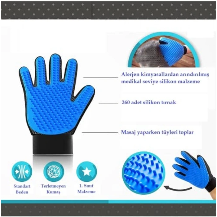 Evcil Hayvanlar İçin Tüy Toplama Eldiveni, Pratik Kullanım