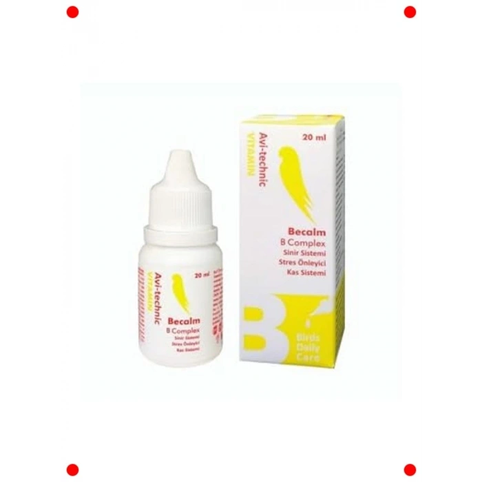 Evcil Kuş B Vitamini Kompleksi Stres Önleyici 20ml