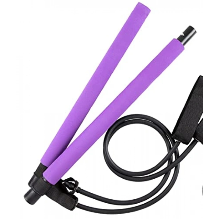 Evde Kullanım İçin Pilates Direnç Bantları ile Egzersiz Seti