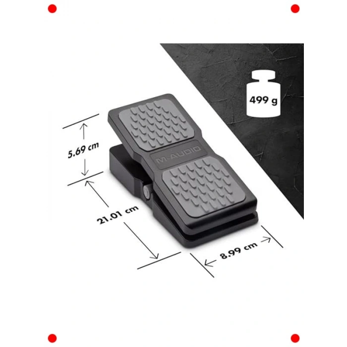 Evrensel Ekspresyon Ayak Pedalı - Siyah