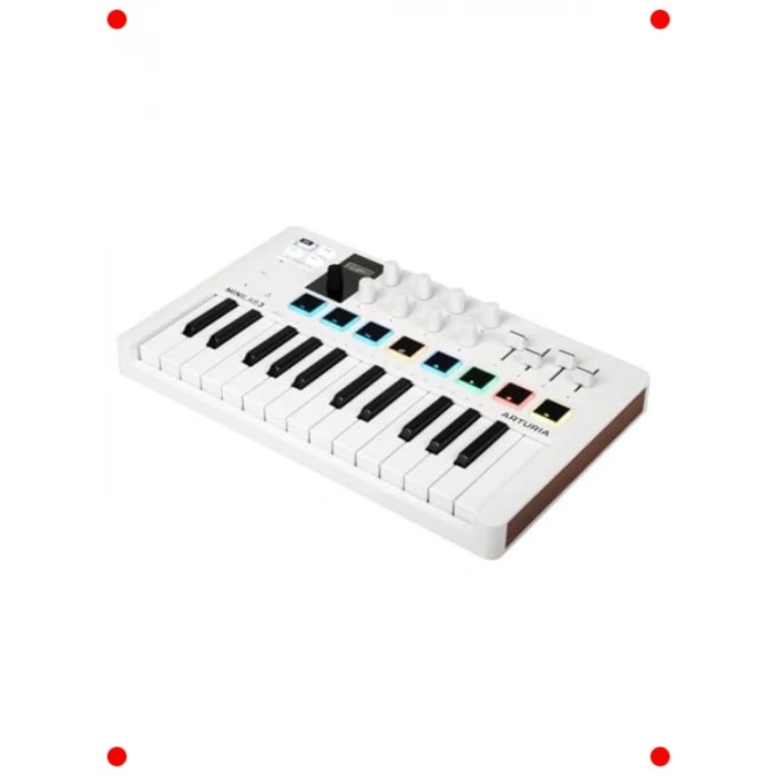 Evrensel MIDI Kontrol Cihazı (25 Tuş, Beyaz)