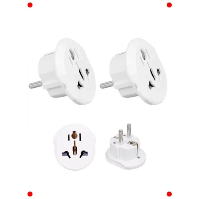 Evrensel Seyahat Fiş Adaptörü (2 Adet)