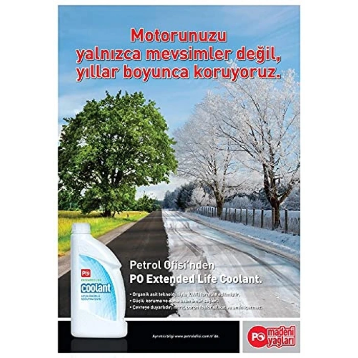EXTENDED LİFE COOLANT TENEKE 16  KIRZI