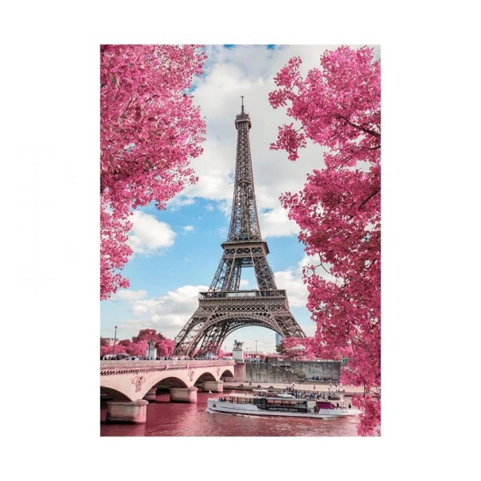 Eyfel Kulesi Temalı 1000 Parçalı Eğlenceli Puzzle