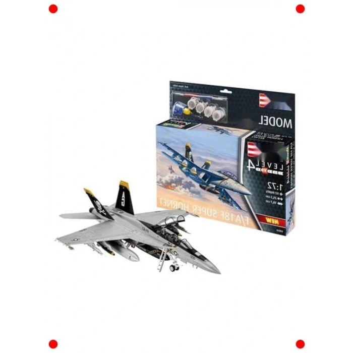 F/A-18F Süper Hornet Savaş Uçağı Maketi 1:72