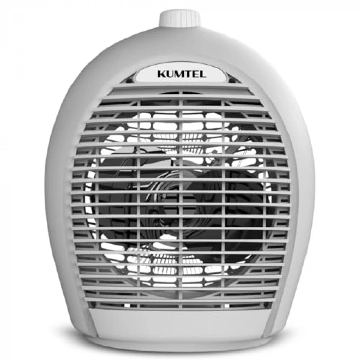 Fanlı Isıtıcı, 2000 W Güç, Gri Renk