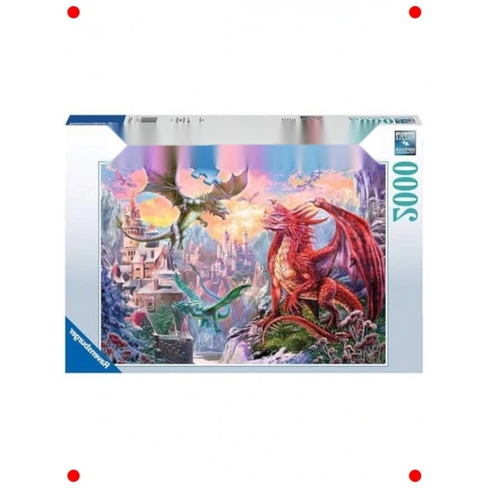 Fantastik Ejderhalar 2000 Parça Yetişkin Yapboz