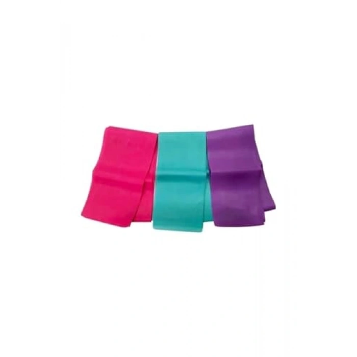 Farklı Dirençlerde Set Halinde Pilates Direnç Lastiği