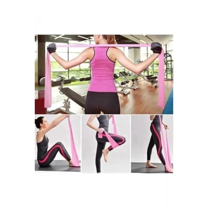 Farklı Dirençlerde Set Halinde Pilates Direnç Lastiği