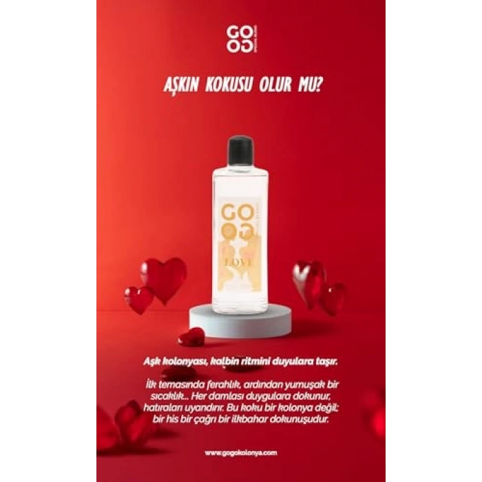 Ferahlık Veren Kolonya 250 ml, Gogo Love
