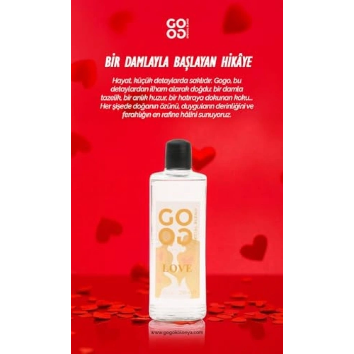 Ferahlık Veren Kolonya 250 ml, Gogo Love