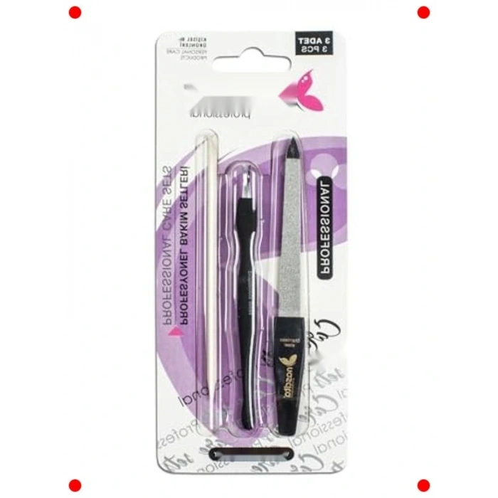 fesyonel 3lü Tırnak Bakım Seti