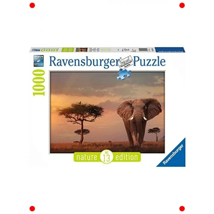 Fil Temalı Puzzle (1000 Parça)
