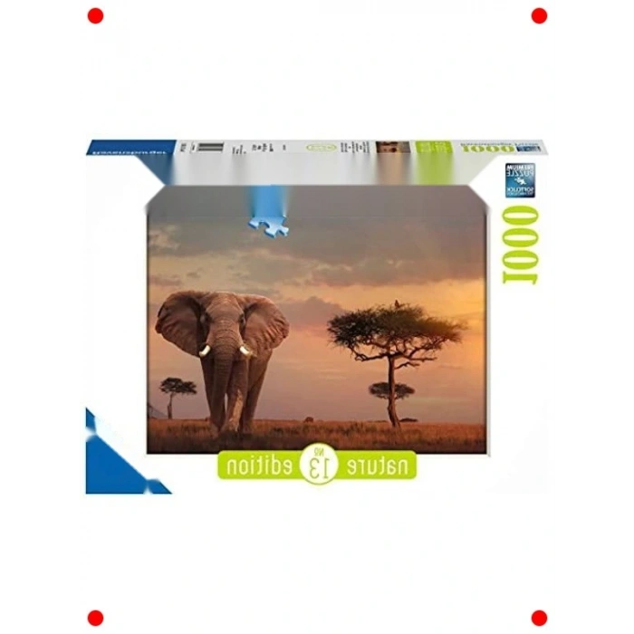 Fil Temalı Puzzle (1000 Parça)