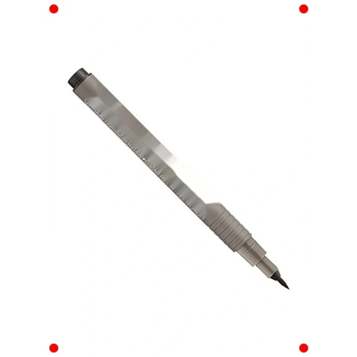 Fırça Uçlu Profesyonel Çizim Kalemi - Siyah