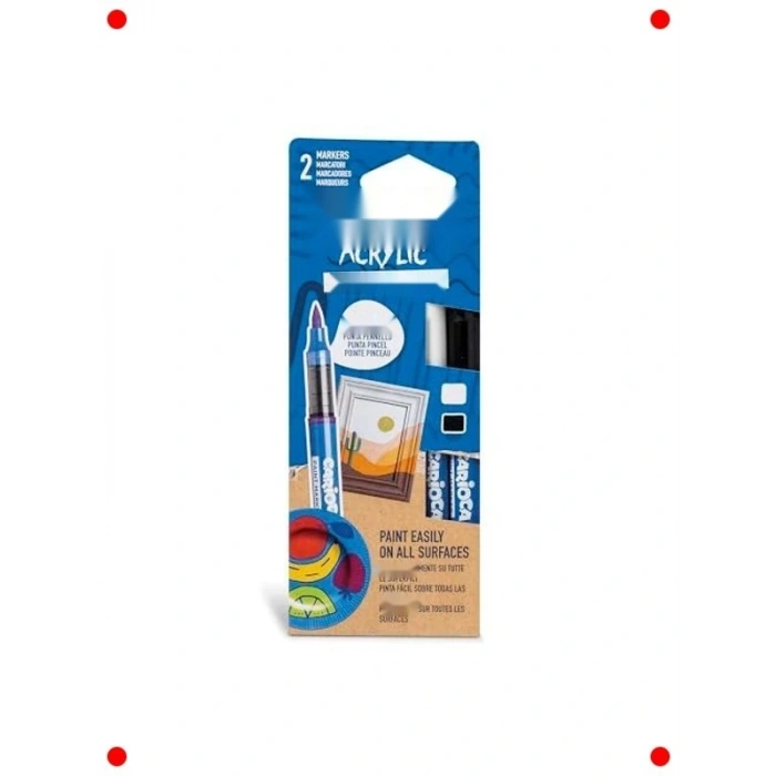 Fırça Uçlu Su Bazlı  Markör Kalemler (2li)