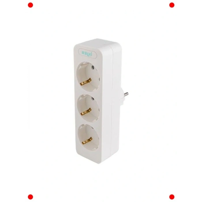 Fişli Üçlü Topraklı Priz - Çocuk Korumalı