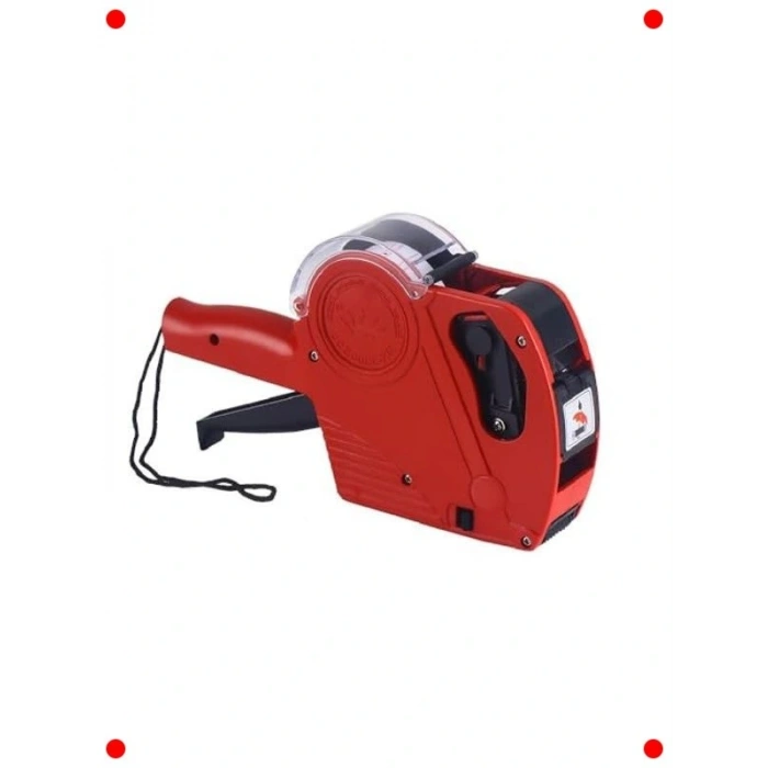 Fiyatlandırma Etiket Makinesi - 8 Hane, Yeni Sürüm (Kırmızı)