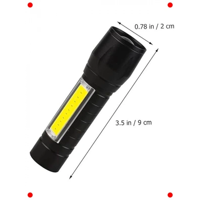 Flaşörlü LED El Feneri