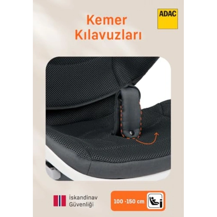 Flex Fıx i-Size 2 Oto Koltuğu - (Anthracite Mesh - 15-36 )
