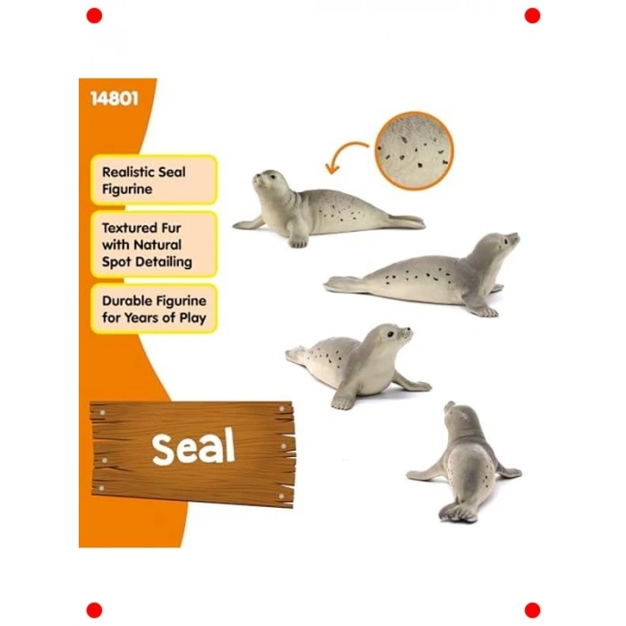 Fok Oyuncak Figürü, Çok Renkli