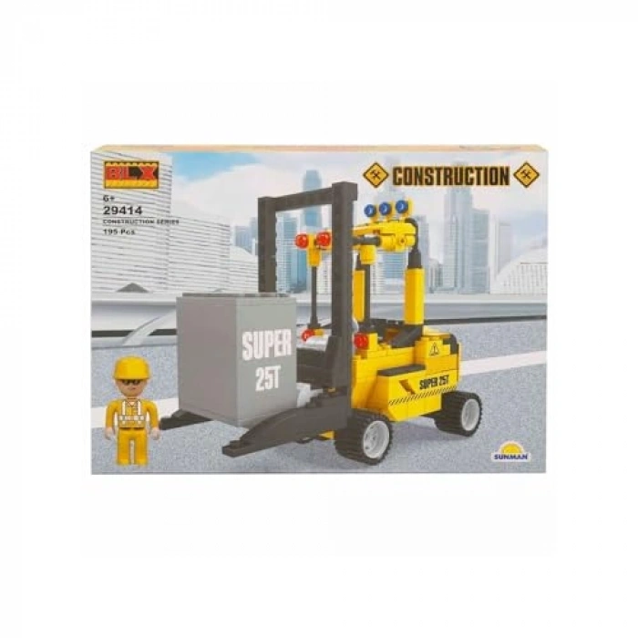 Forklift Seti, 195 Parça Eğlenceli Yapım Seti