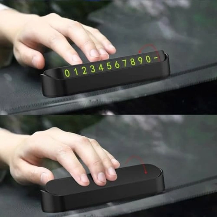 Fosforlu Araç Numaratörü, Park İçin Oto Cam Numaralık