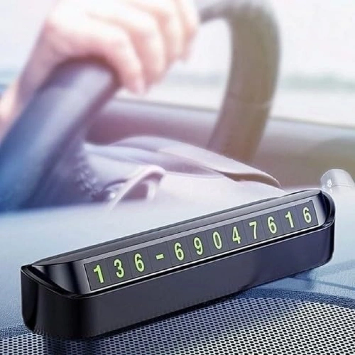 Fosforlu Araç Park Numaratörü Telefon Plaketi