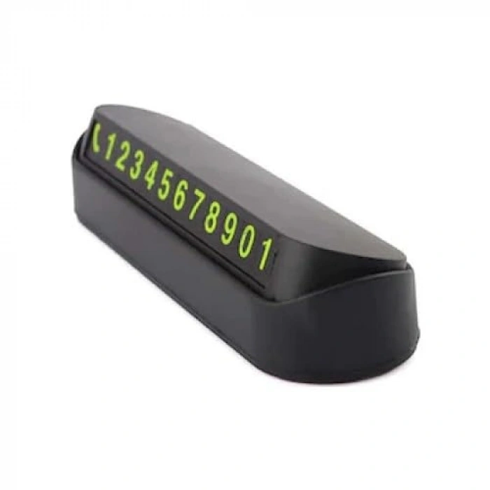 Fosforlu Araç Park Numaratörü Telefon Plaketi