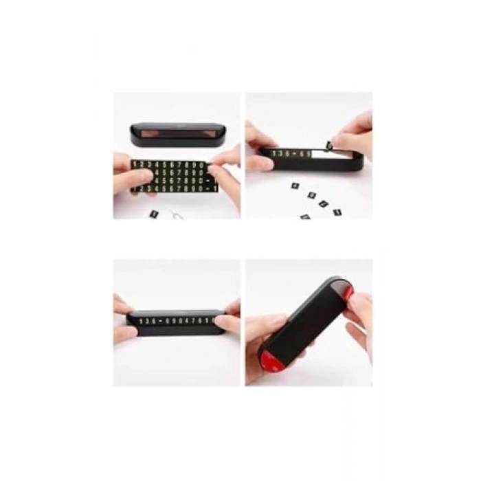 Fosforlu Araç Park Numaratörü Telefon Plaketi