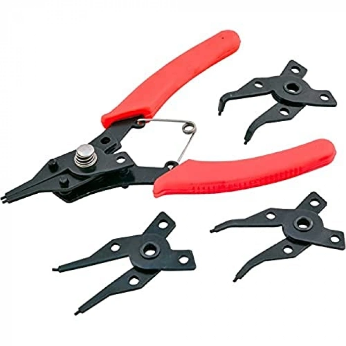 Four Head Circlip Pliers Set, Çok Amaçlı Kullanım İçin