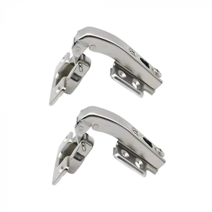 Frensiz 90° açılı dolap menteşesi, 2 adet