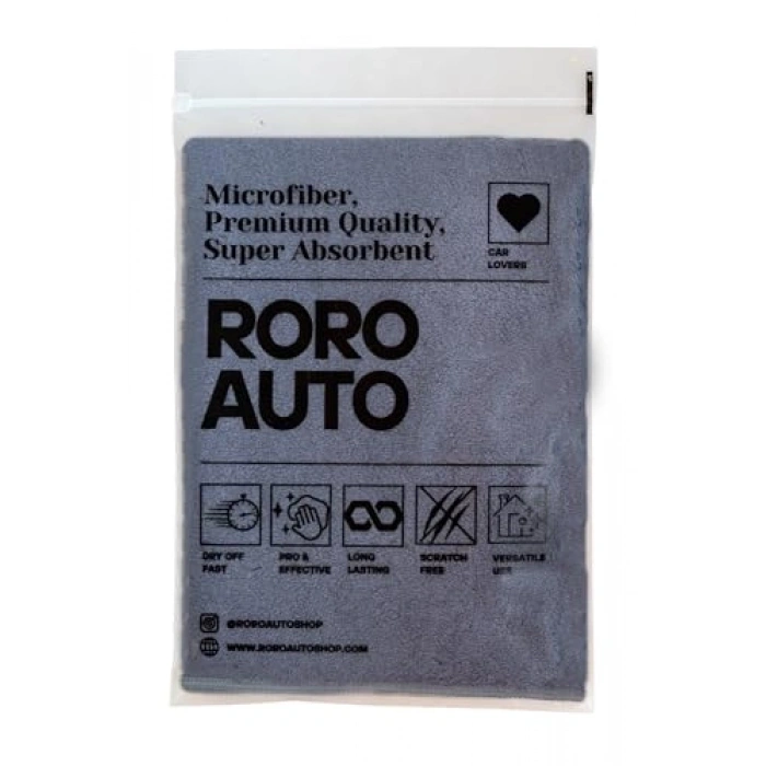 Fuji krofiber Araç Kurulama bezi 40x40 Gri