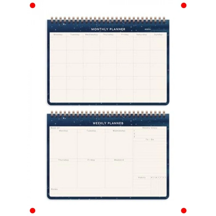 Galaksi Temalı Süresiz Planlayıcı Seti (3lü)